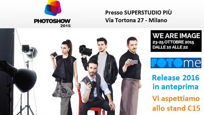 23-25 Octombrie 2015 - Photoshow 2015 Milano. Pe tot parcursul desfasurarii importantului eveniment pentru fotografii profesionisti Photoshow la Milano, a fost prezentata solutia software web-based (versiunea 2016) care, pe langa faptul ca permite vanzarea fotografiilor...